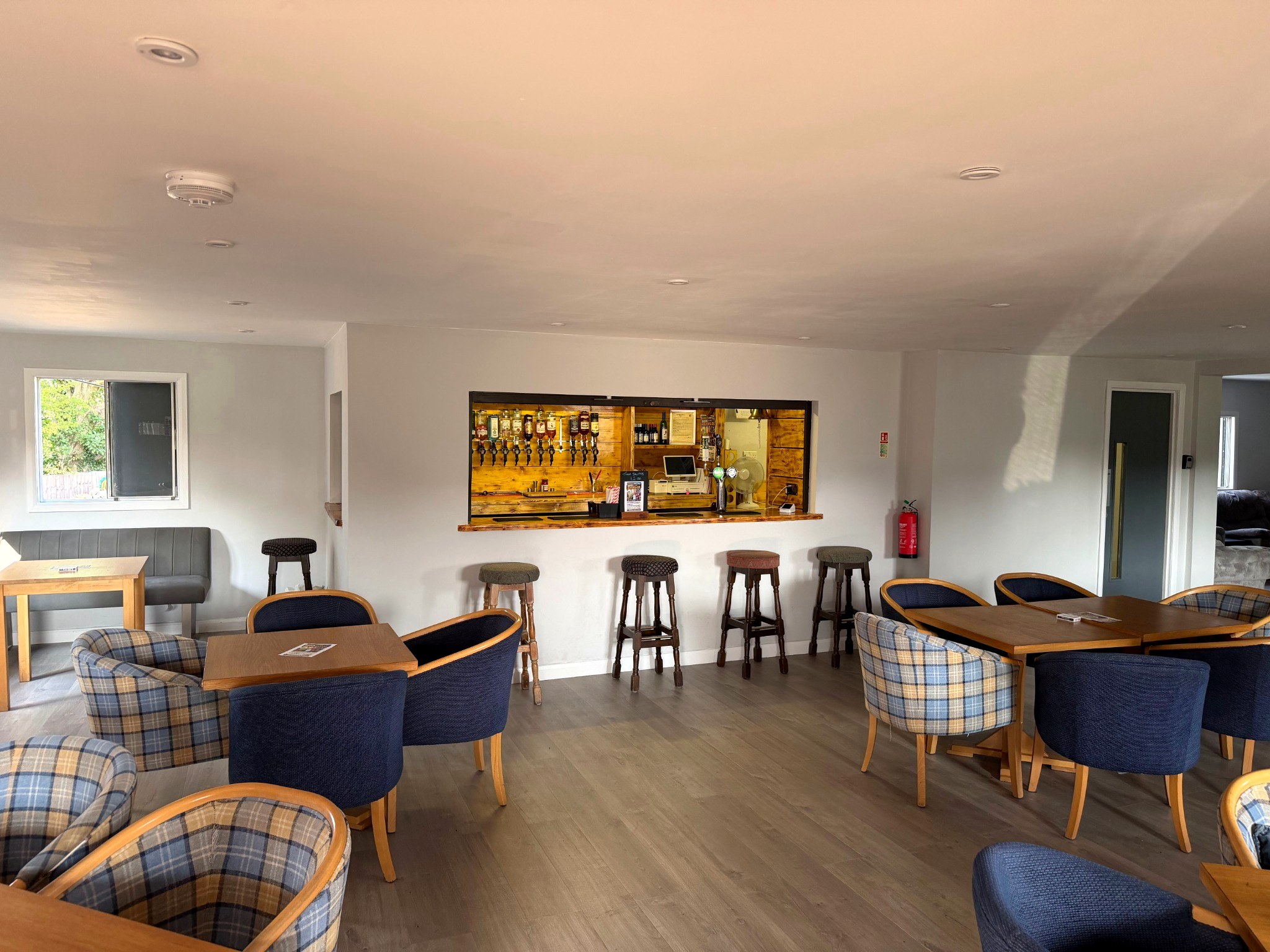 Inside Broxbourne Cruising Club clubhouse